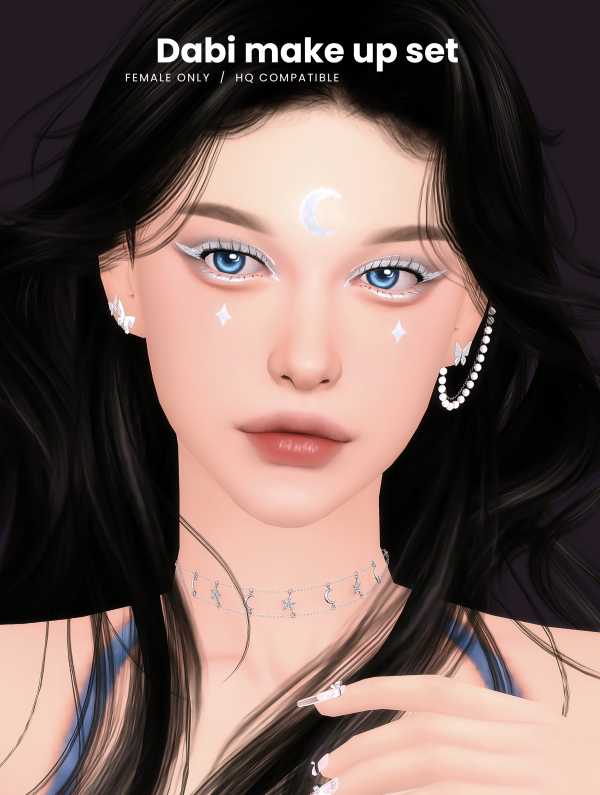 Maxis Match [Dabi] Makeup set 01 by simsfinds - The Sims 4 Custom Content