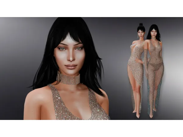 Alpha Bella Hadid by Jolea - The Sims 4 Custom Content