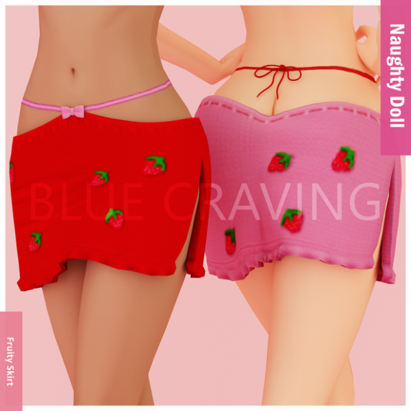 Mix Blue Craving Fruity Skirt by bluecraving - The Sims 4 Custom Content