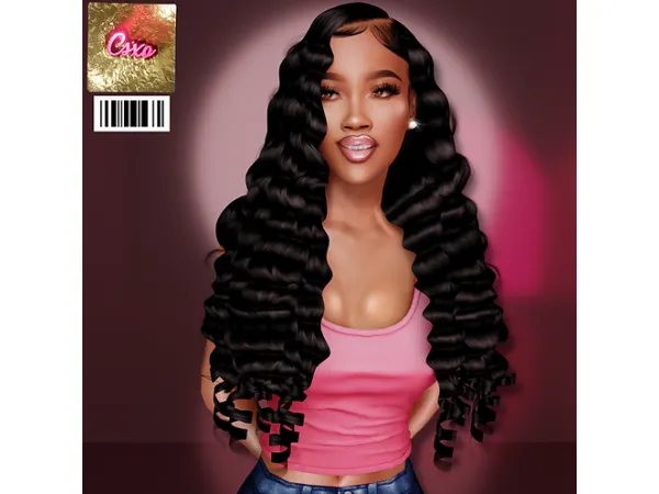 Alpha (CeceSimsXO) Arianna Hair - The Sims 4 Custom Content