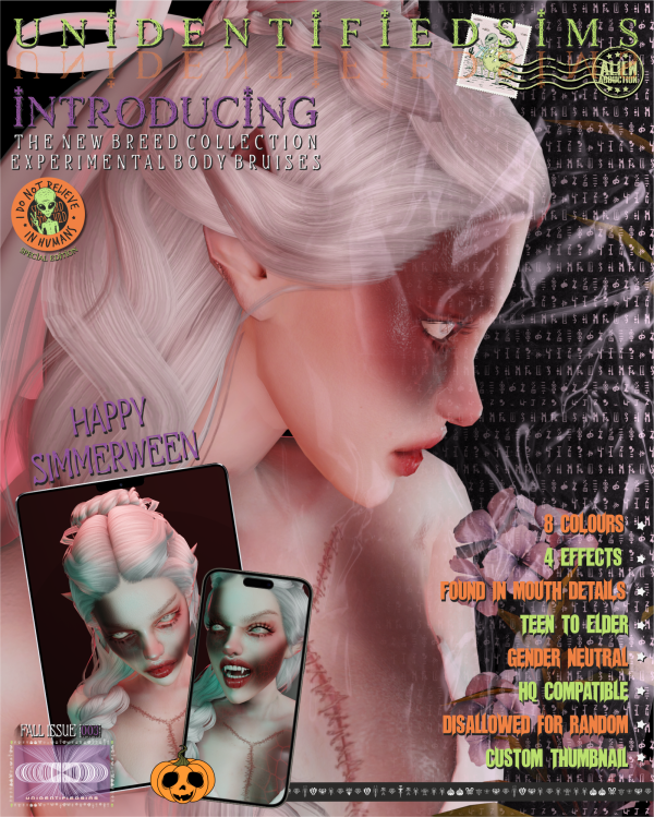 Mix Experimental Body Brusies by simsfinds - The Sims 4 Custom Content