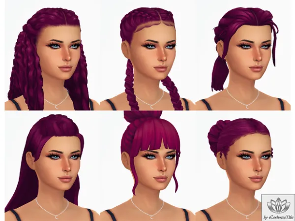 Maxis Match Hair Custom Swatches Update by LewbertSn00tles - The Sims 4 Custom Content