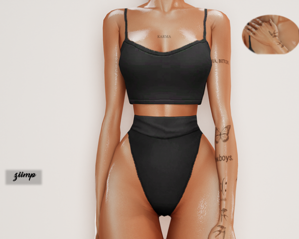 Mix idgf tattoo by ziimp - The Sims 4 Custom Content