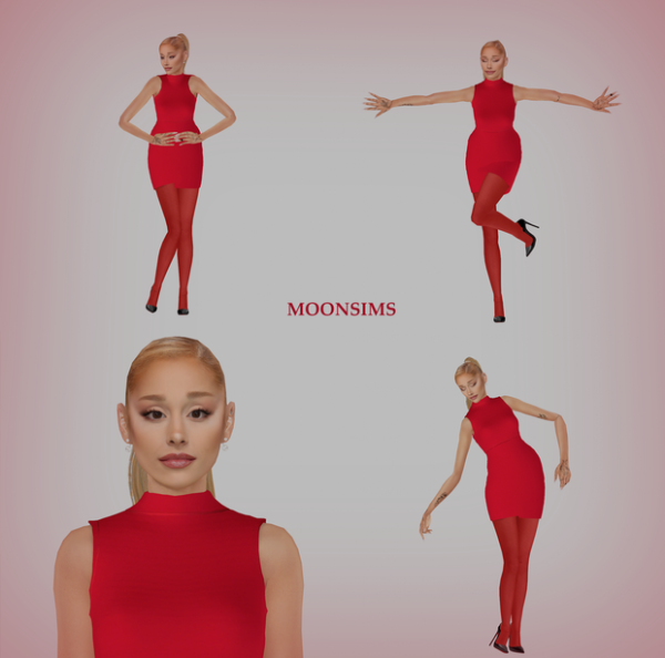 Alpha ARIANA GRANDE (2024) FREE DOWNLOAD by simsfinds - The Sims 4 Custom Content