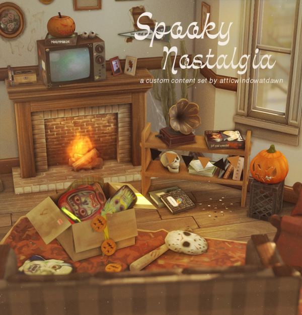 Maxis Match Spooky Nostalgia by simsfinds - The Sims 4 Custom Content