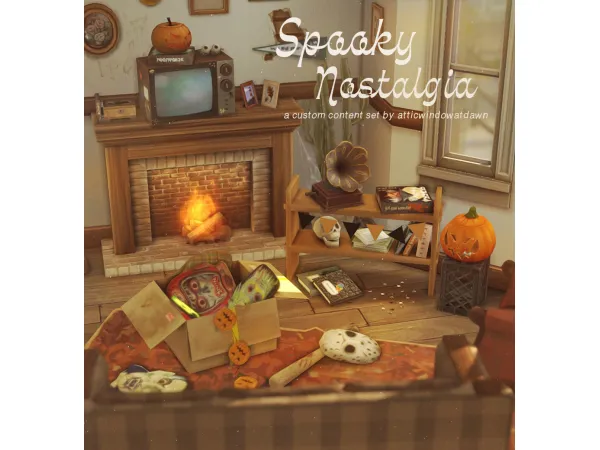 Maxis Match Spooky Nostalgia by atticwindowatdawn - The Sims 4 Custom Content
