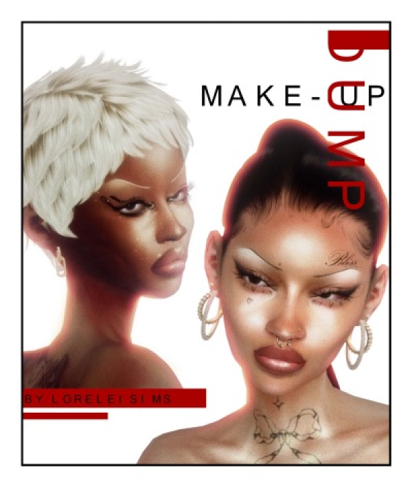 Mix MAKE UP DUMP by simsfinds - The Sims 4 Custom Content