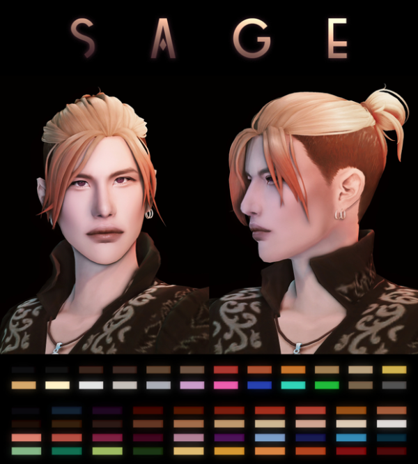 Maxis Match SIMANDY Sage Hair by simsfinds - The Sims 4 Custom Content