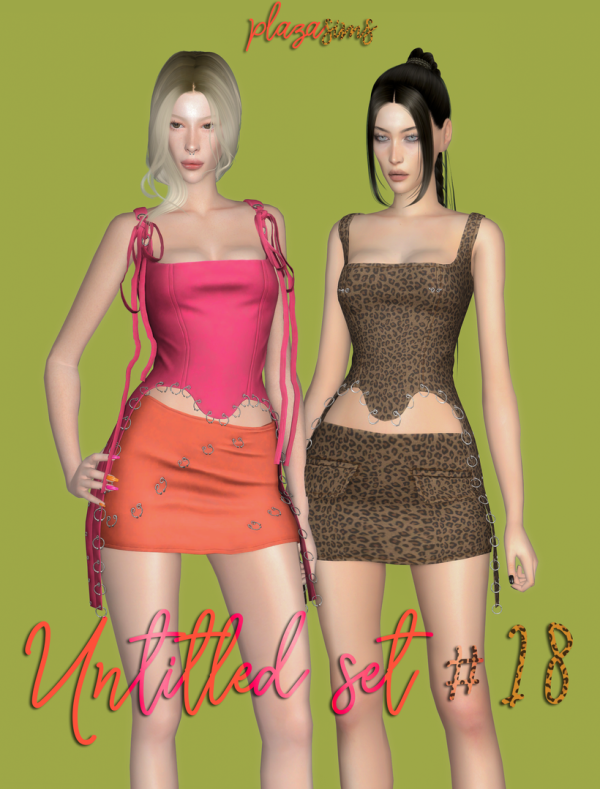 Mix Untitled set 18 by simsfinds - The Sims 4 Custom Content