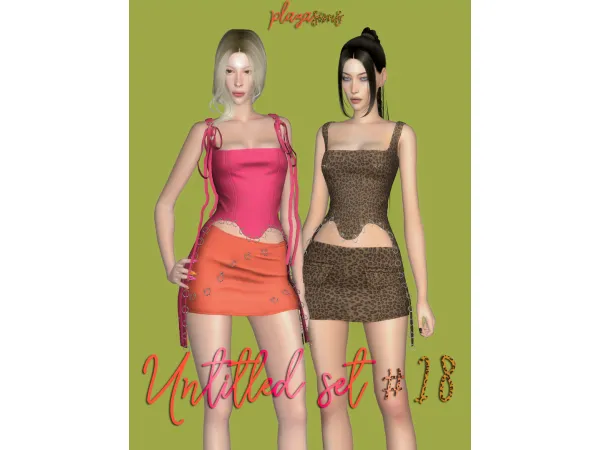 Mix Untitled set 18 by plazasims - The Sims 4 Custom Content