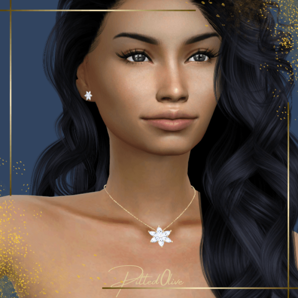 Alpha Lilian Necklace by pitted0live - The Sims 4 Custom Content