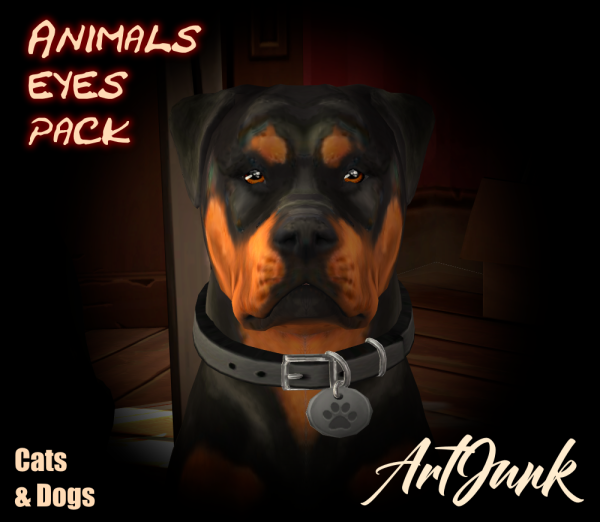 Mix Animal eyes pack (ArtJunk) by simsfinds - The Sims 4 Custom Content