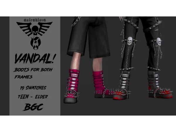 Mix V A N D A L by simsfinds - The Sims 4 Custom Content