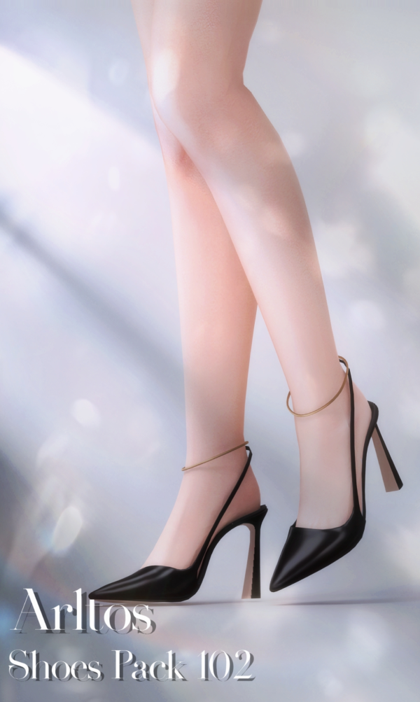 Alpha Shoes pack 102 by simsfinds - The Sims 4 Custom Content