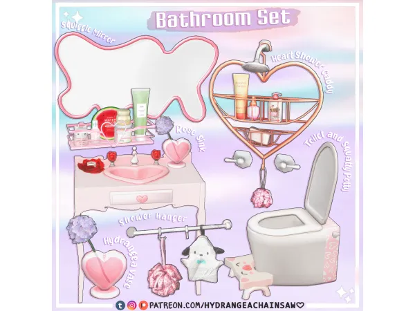 Bathroom set by Hydra