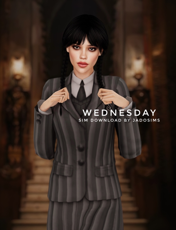 Alpha Wednesday (Sim Download) by shopwithflynnn - The Sims 4 Custom Content