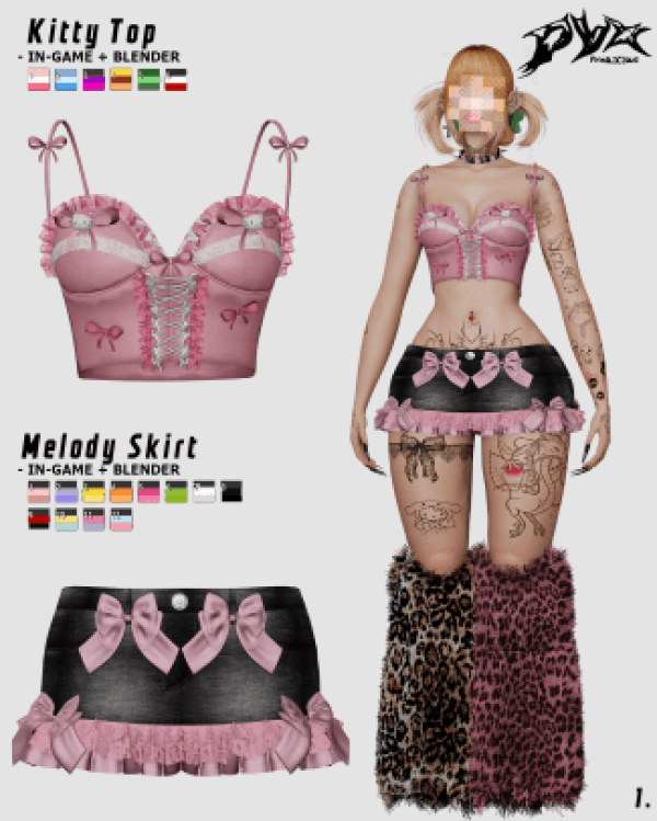 Alpha SANRIH0E COLLECTION by pyx - The Sims 4 Custom Content