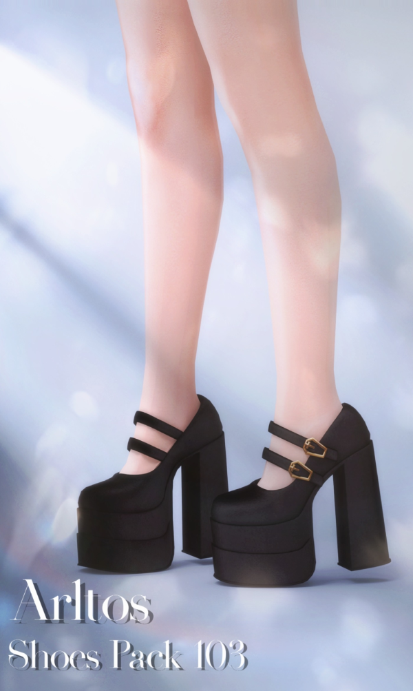Mix Shoes Pack 103 by simsfinds - The Sims 4 Custom Content