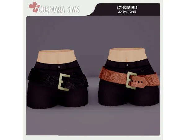 Mix Mystic Falls Katherine Belt by Guemara - The Sims 4 Custom Content