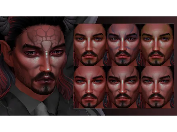 Alpha Ouroboros Makeup by modcollective - The Sims 4 Custom Content
