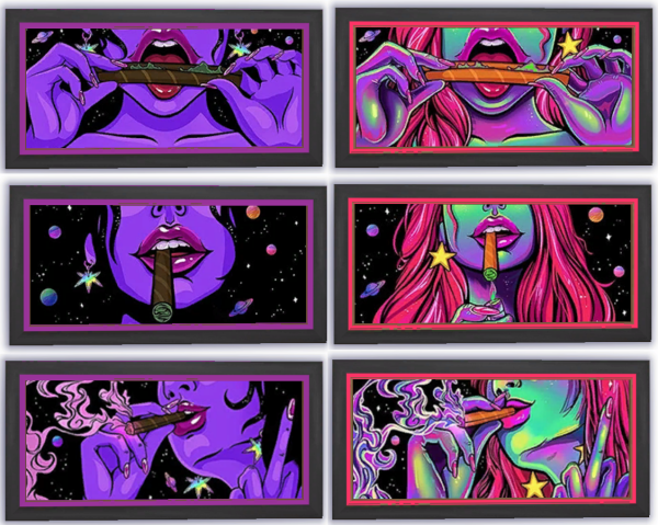 Mix [pixie] Anime Psychedelic Art by simsfinds - The Sims 4 Custom Content