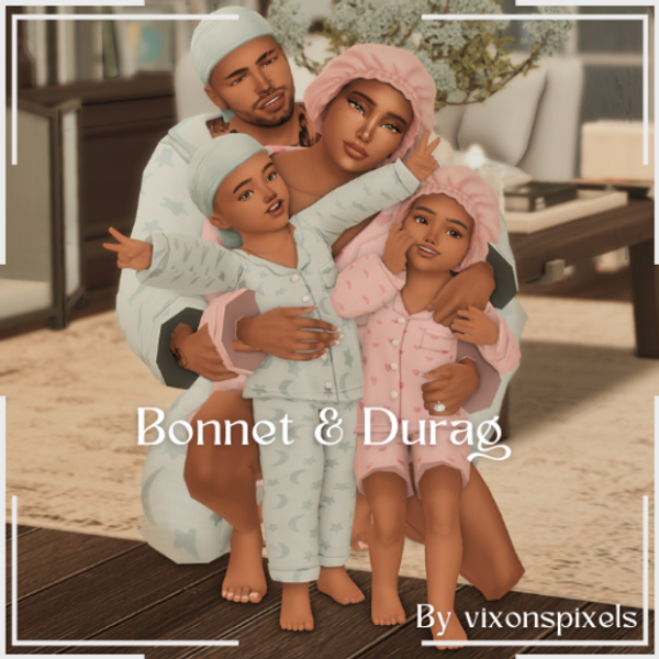 Maxis Match Bonnet Durag by simsfinds - The Sims 4 Custom Content
