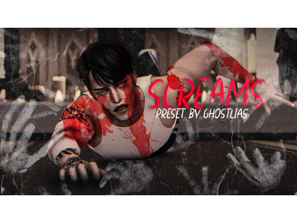 Mix Preset for Gshade Screams [ghostlias] by simsfinds - The Sims 4 Custom Content