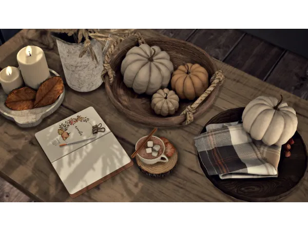 Alpha Cozy Fall by simsfinds - The Sims 4 Custom Content