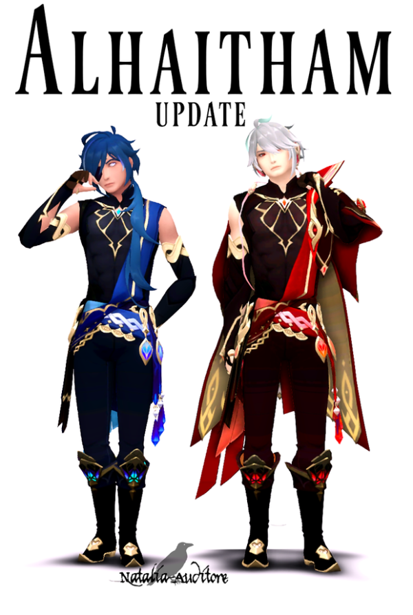 Maxis Match Alhaitham update by simsfinds - The Sims 4 Custom Content