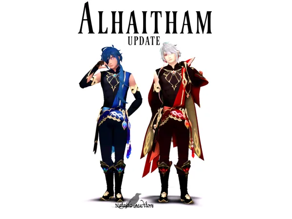 Maxis Match Alhaitham update by natalia_auditore - The Sims 4 Custom Content