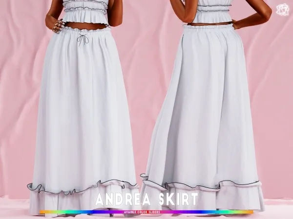 Mix Andrea Skirt BRsims - The Sims 4 Custom Content
