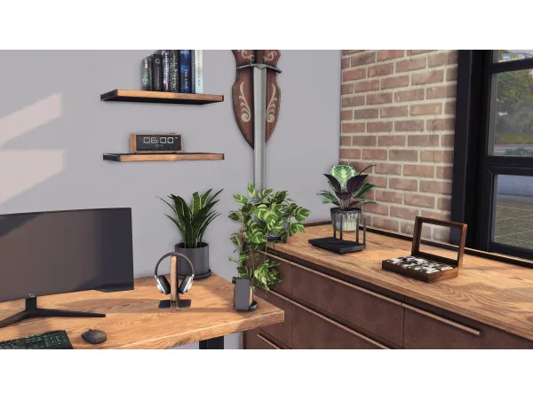 Alpha Sophisticated Gamer Clutter by Lapanemona - The Sims 4 Custom Content