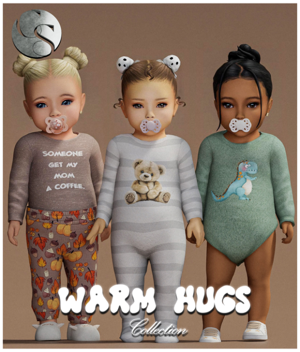 Maxis Match Warm Hugs Infant Collection Teaser by simsfinds - The Sims 4 Custom Content