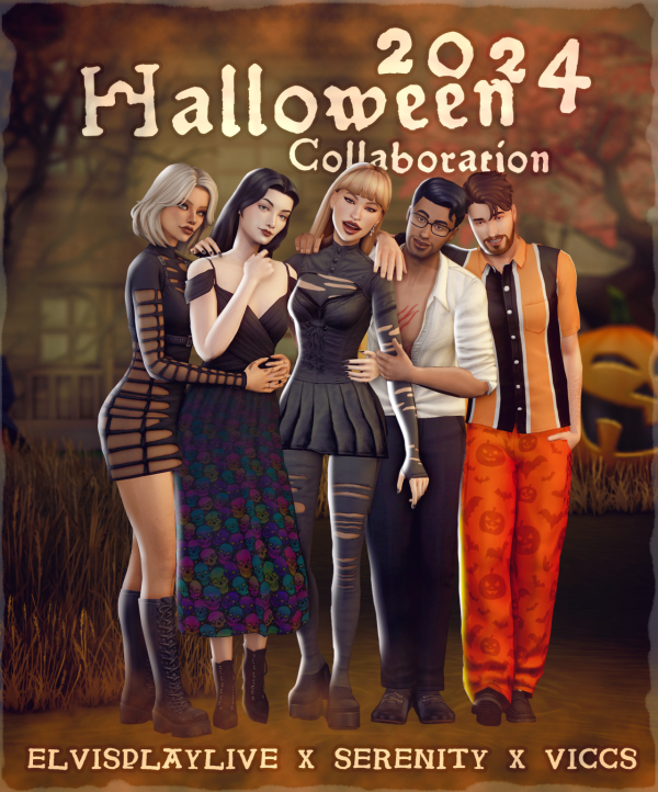 Maxis Match Halloween 2024 Gift Collaboration by simsfinds - The Sims 4 Custom Content