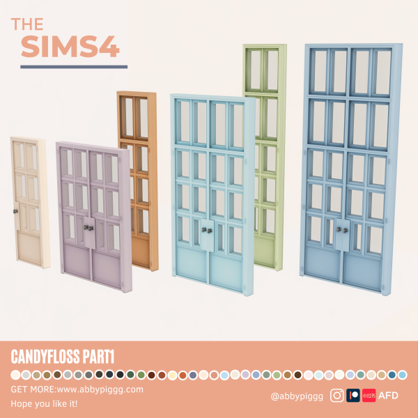 Maxis Match Candyfloss part 1 by simsfinds - The Sims 4 Custom Content