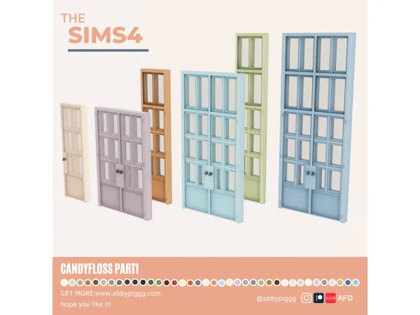 Maxis Match Candyfloss part 1 by AbbyPIGGG - The Sims 4 Custom Content