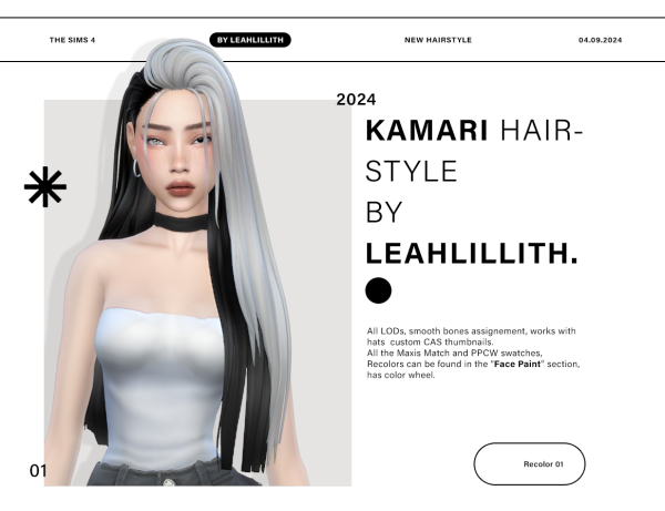 Maxis Match Kamari Hairstyle by simsfinds - The Sims 4 Custom Content