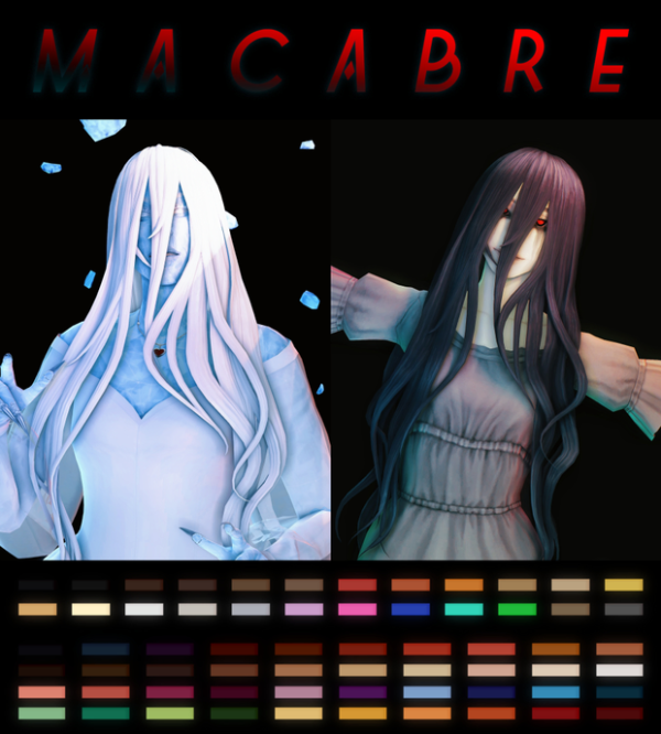 Maxis Match HAPPY SIMBLREEN SIMANDY Macabre Hair by simsfinds - The Sims 4 Custom Content