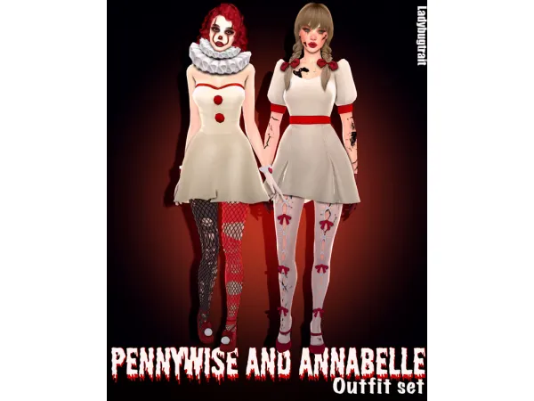 Mix HALLOWEEN GIFT by Ladybugtrait - The Sims 4 Custom Content