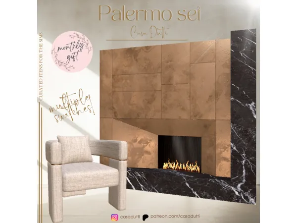 Mix Palermo set by Casadutti - The Sims 4 Custom Content