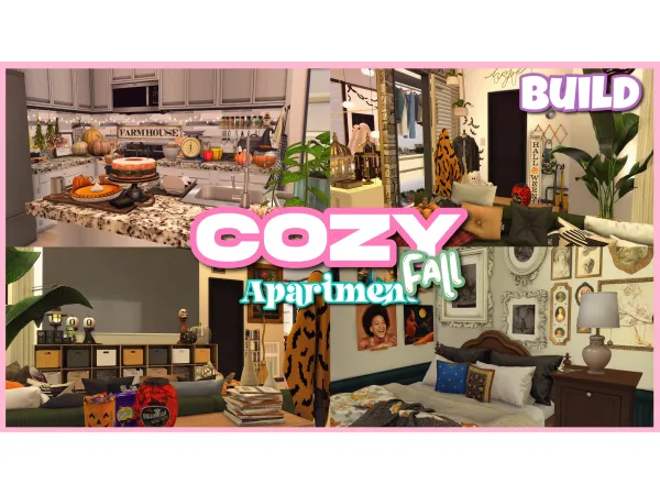 Mix cozy fall apartment by Kiasims - The Sims 4 Custom Content