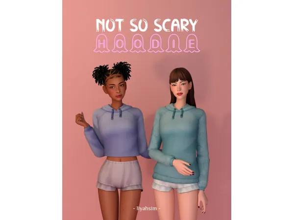 Maxis Match Not So Scary Hoodie by LiyahSim - The Sims 4 Custom Content