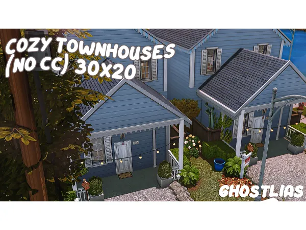 Cozy Townhouses ( No CC) by ghostlias