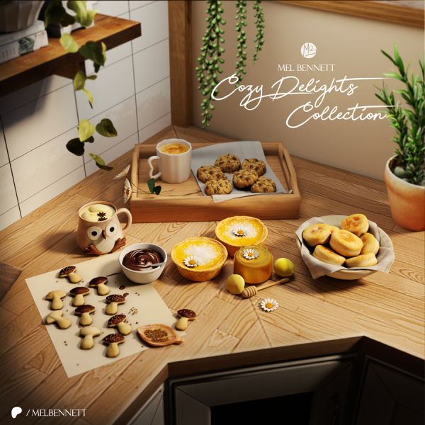 Mix Cozy Delights Collection by melbennett - The Sims 4 Custom Content
