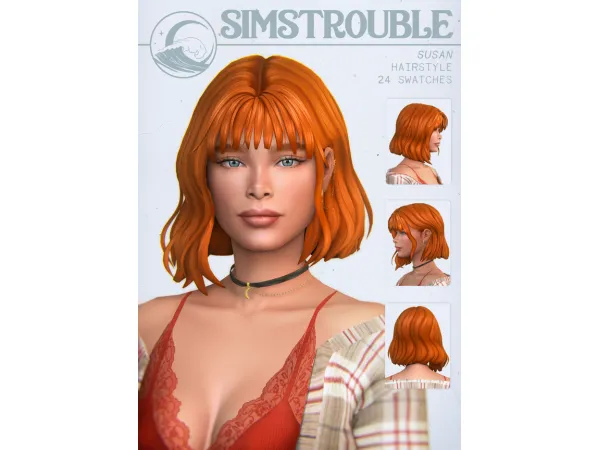Susan Hairstyle by simstrouble