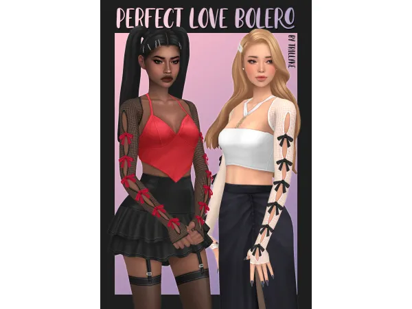 Maxis Match Perfect Love Bolero by trillyke - The Sims 4 Custom Content