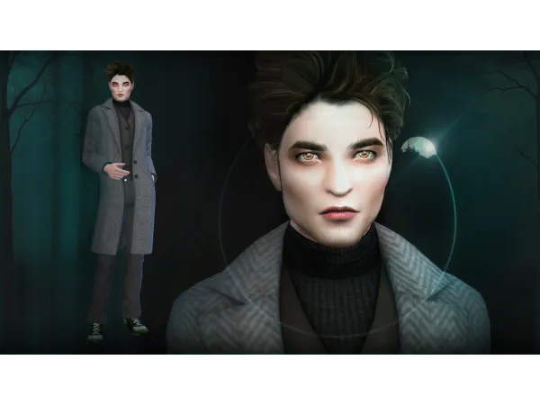 Alpha SIM Edward Cullen (Twilightinspiration) Paranormal by BAkalia - The Sims 4 Custom Content