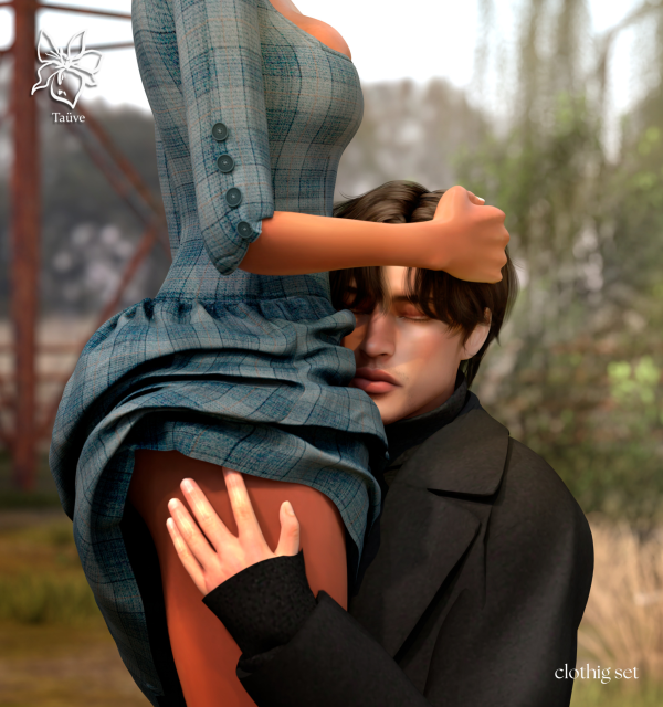 Alpha VICTORIAN ERA DRESS COLLAB by simsfinds - The Sims 4 Custom Content