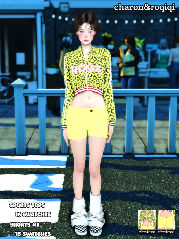 Mix leopard print set by simsfinds - The Sims 4 Custom Content