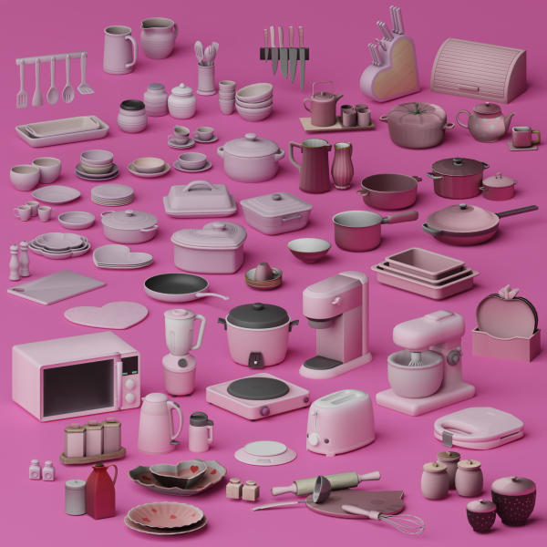 Mix Sweet n' Stylish Mega Clutter Pack by simsfinds - The Sims 4 Custom Content